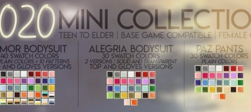 2020 MINI COLLECTION at Candy Sims 4