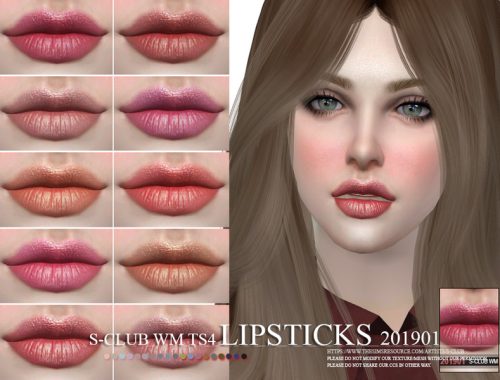 S-Club WM ts4 Lipstick 201901