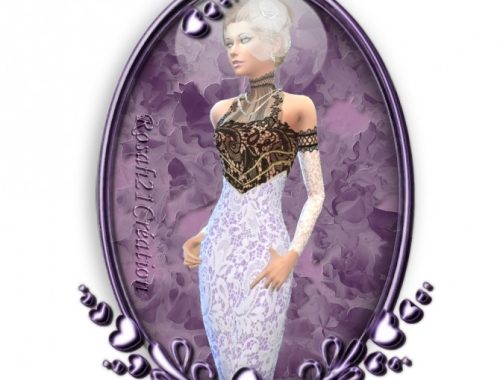 1900’s dress by Rosah at Sims Dentelle