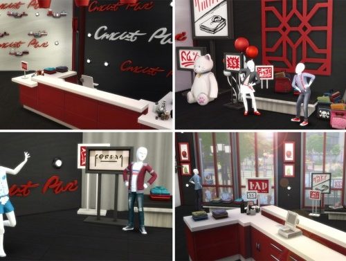 Shop, hotel, bar and coffee shop at Anna Frost