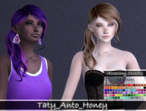Anto Honey hair retexture at Taty – Eámanë Palantír