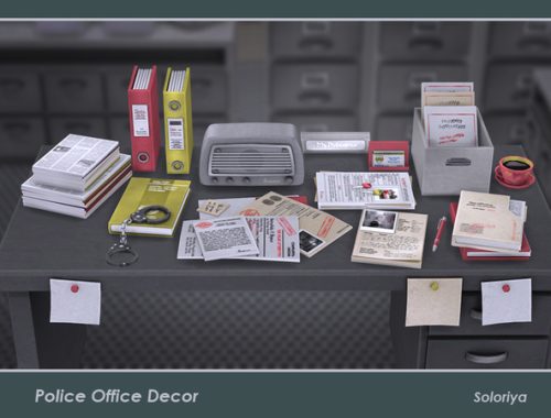Police Office Decor by soloriya