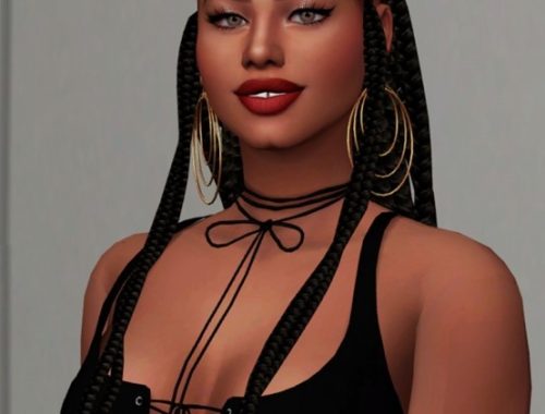 MOON HAIR by Thiago Mitchell at REDHEADSIMS