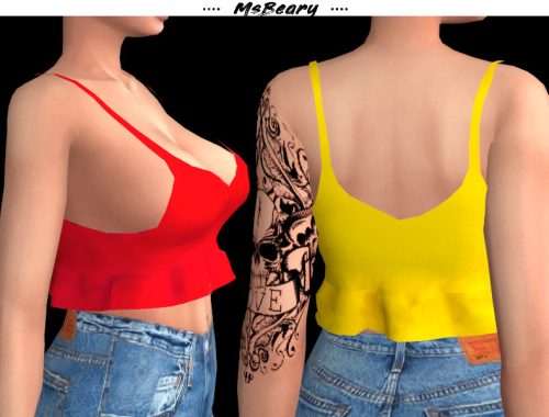 Ruffled Croptop