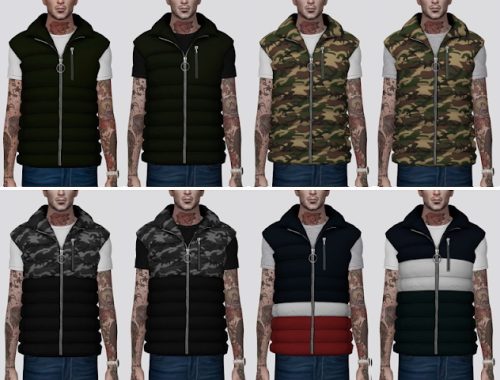 Puffer Vest V2 at Darte77