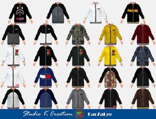 Giruto 63 full-zip sweatshirt toddler at Studio K-Creation