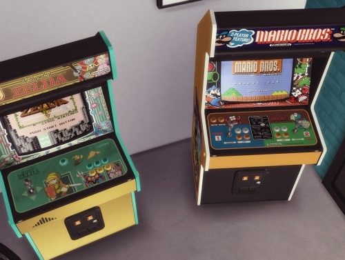 Two arcade cabinets (decorative) by Pumpk1in