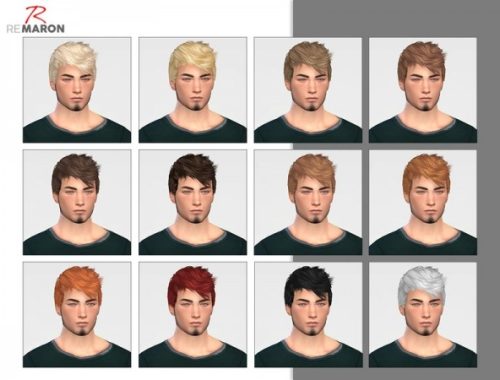 Persona hair retextured by remaron