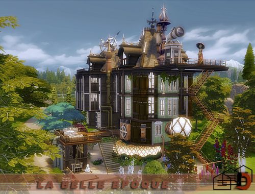 La Belle Epoque steampunk villa by Danuta720
