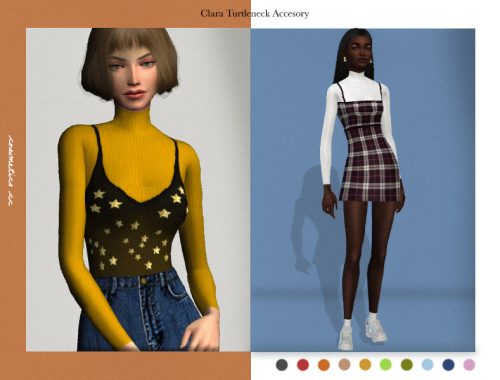 clara turtleneck accesory .