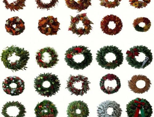 25 wreaths for fall and the holidays at Riekus13