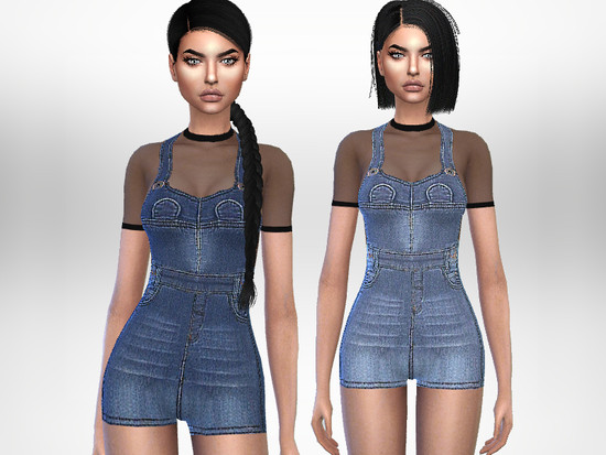 Cleo Overalls - The Sims 4 Catalog