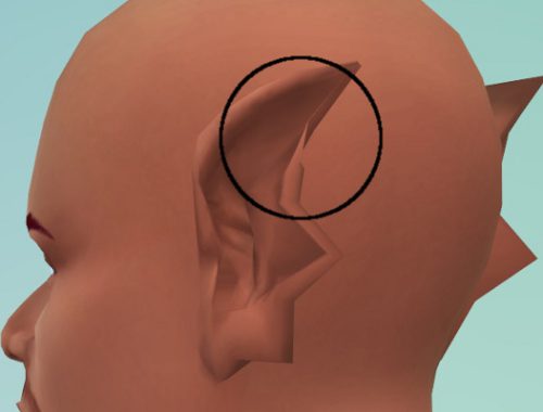 Mermaid ears 'Swept' CAS preset