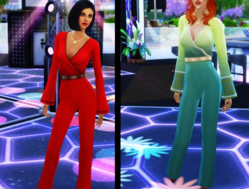 Female Vee Trouser Suit at Julietoon – Julie J