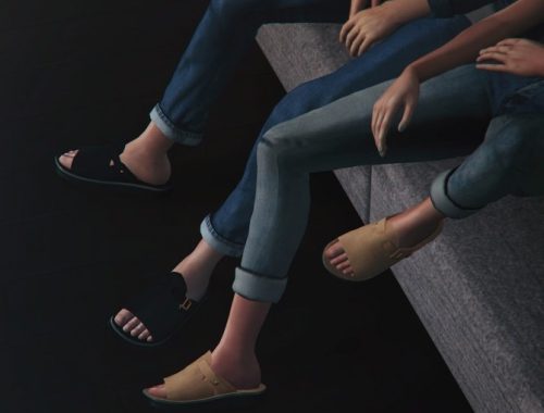Single strap sandal at MMSIMS