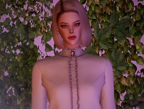 High neck frill blouse at Rona Sims