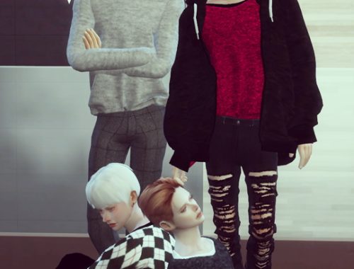 MT lip neck sweater at SNOW:L