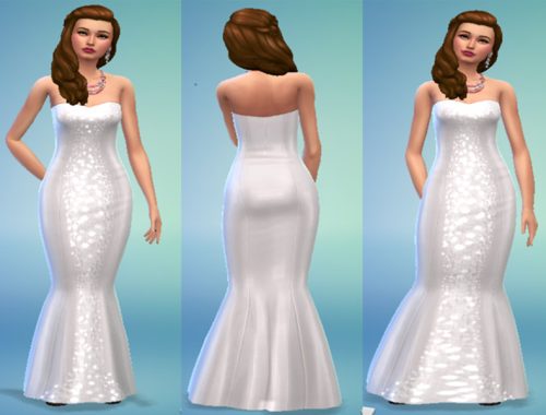 Strapless Wedding Dress