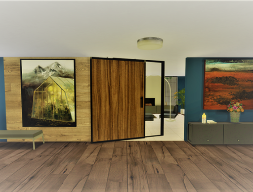 Flower house sims 4
