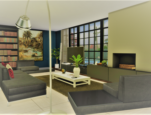 Flower house sims 4