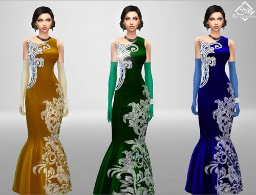 Chic Dress Christmas 1 by Devirose