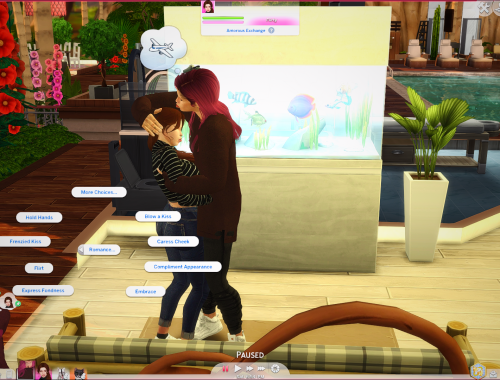 Be romantic and Woohoo Despite Mood of Sims.