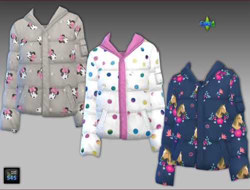 Winter jackets and hats for girls by Mabra at Arte Della Vita