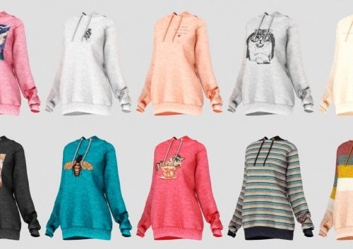 Olivia Sweater at Daisy Pixels