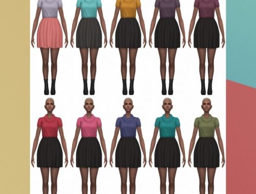 Loft Pea Coat Skirt S3 Conversion at Busted Pixels