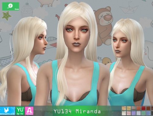 YU134 Miranda hair at Newsea Sims 4