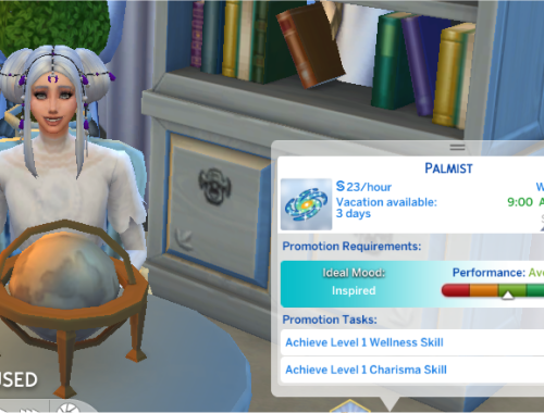 Soothsayer Career (Requires Spa Day)