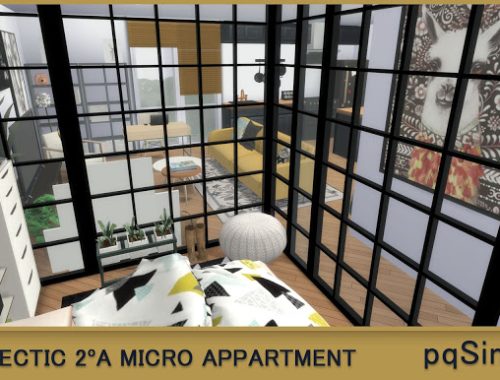 2A Eclectic Micro Apartment at pqSims4