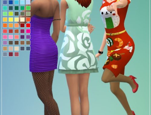 Kumquats fan made shoes pack by Standardheld at SimsWorkshop
