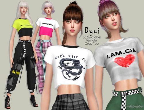 DYUI - Casual Crop Top