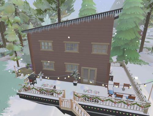 Romantic Winter Cabin