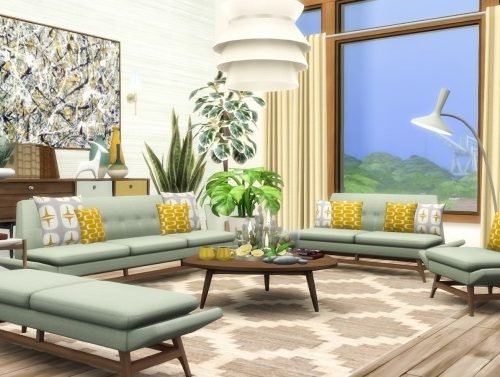 Vice Sofa Series Mid-Century Inspired Seating at Simsational Designs