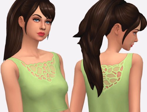 Liberated cropped tanks at Simlish Designs