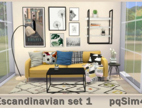 Scandinavian Set 1 at pqSims4