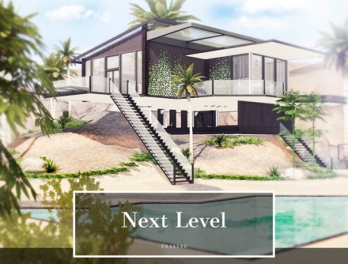 Next Level house by Pralinesims