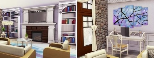 Wintery Family Home at Aveline Sims