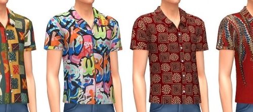 Printed Shirts at Marvin Sims
