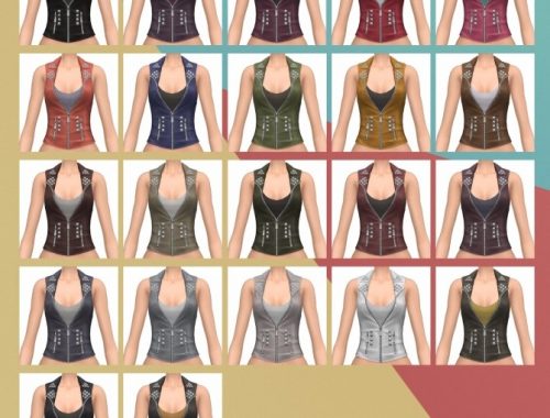 Top / Bottom + Tights Set at Busted Pixels