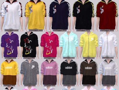 Type M sweatshirt male version at Studio K-Creation