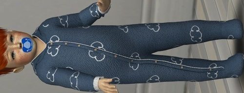 SKETCHOBOOKPIXELS ACE ONESIE by Thiago Mitchell at REDHEADSIMS – Coupure Electrique