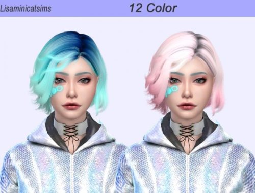 WINGS-OE0528 Ombre Hair Retextured by Lisaminicatsims