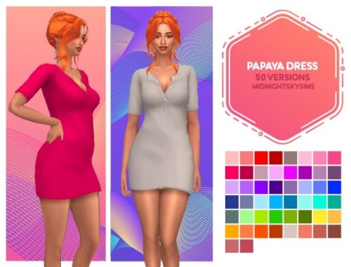 3 dresses and top at Midnightskysims