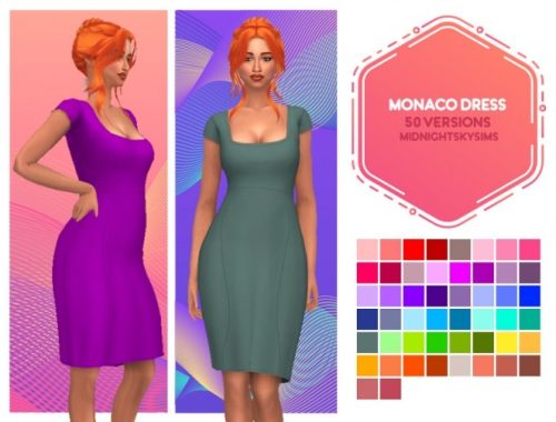 3 dresses and top at Midnightskysims