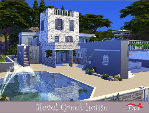 3 Level Greek house
