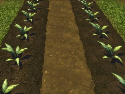 Farm and Orchard Raised Row Gardening Soil Squares by Snowhaze