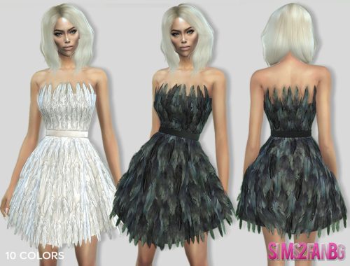 307 - Feather Dress